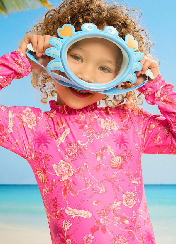 Seven Seas Girls Mini Frill Paddlesuit - Seven Seas