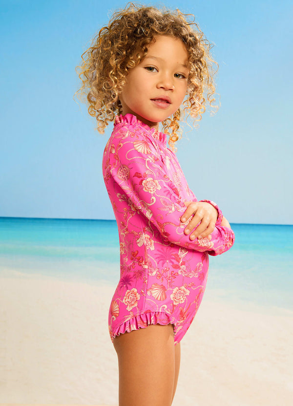 Seven Seas Girls Mini Frill Paddlesuit - Seven Seas