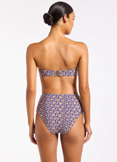 Kaleidoscope High Waist Bikini Bottom