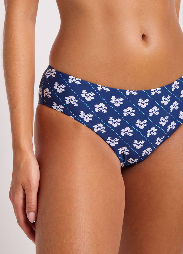 Batik Bloom Retro Bikini Bottom