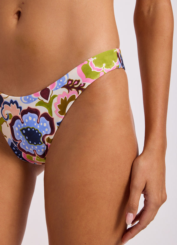 Sea Blossom High Cut Bikini Bottom