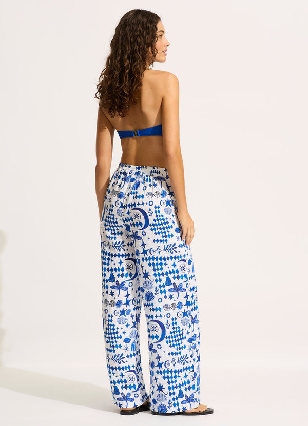 Corfu Pant - Azure