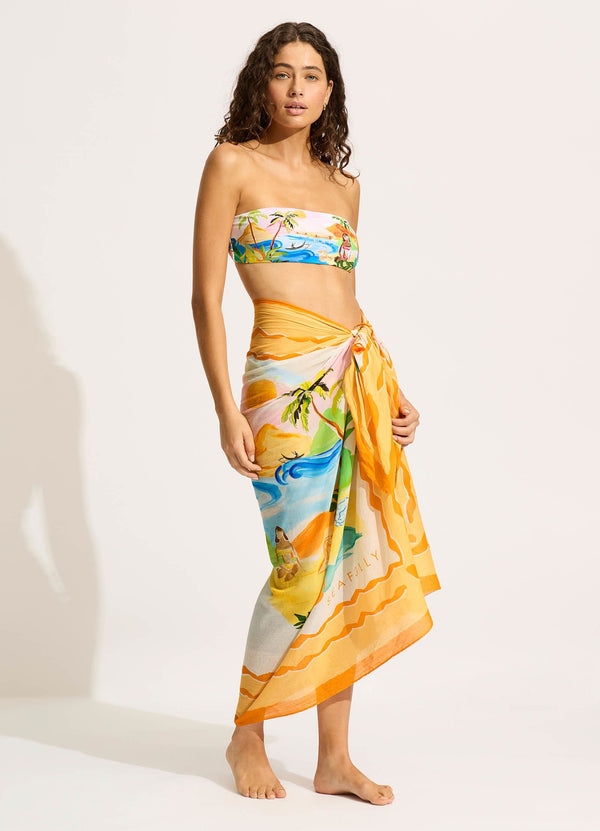 South Pacific Sarong - Turquoise