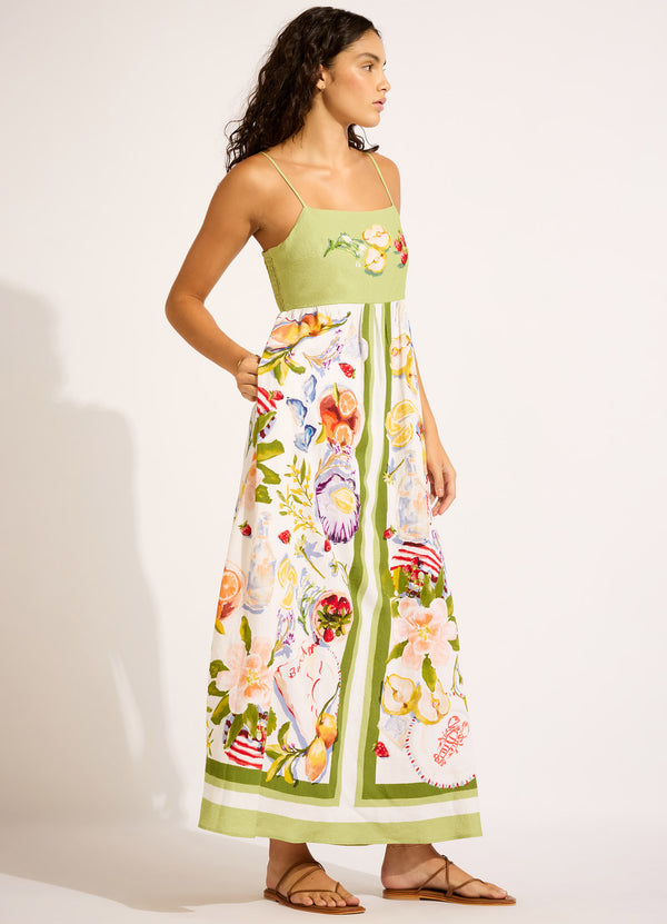 Riviera Coast Maxi Dress