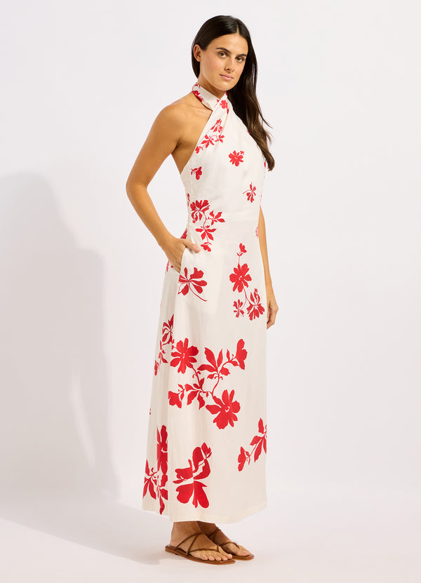 Mayflower Halter Maxi Dress