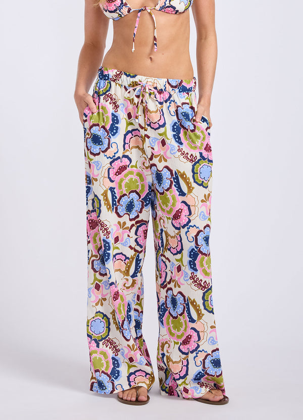 Sea Blossom Wide Leg Pant