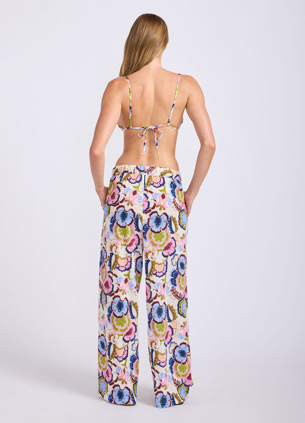 Sea Blossom Wide Leg Pant