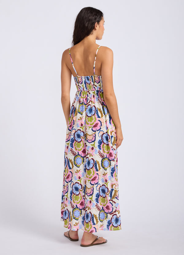 Sea Blossom Midi Dress