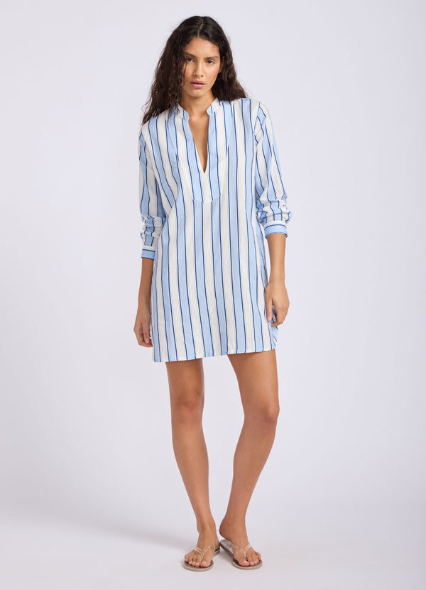 Beach Edit Wide Stripe Boxy Mini Dress