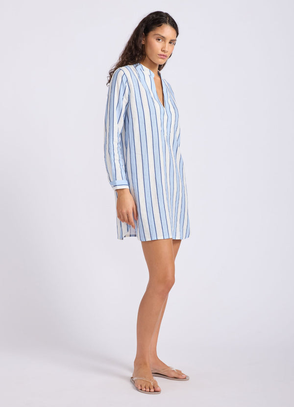 Beach Edit Wide Stripe Boxy Mini Dress