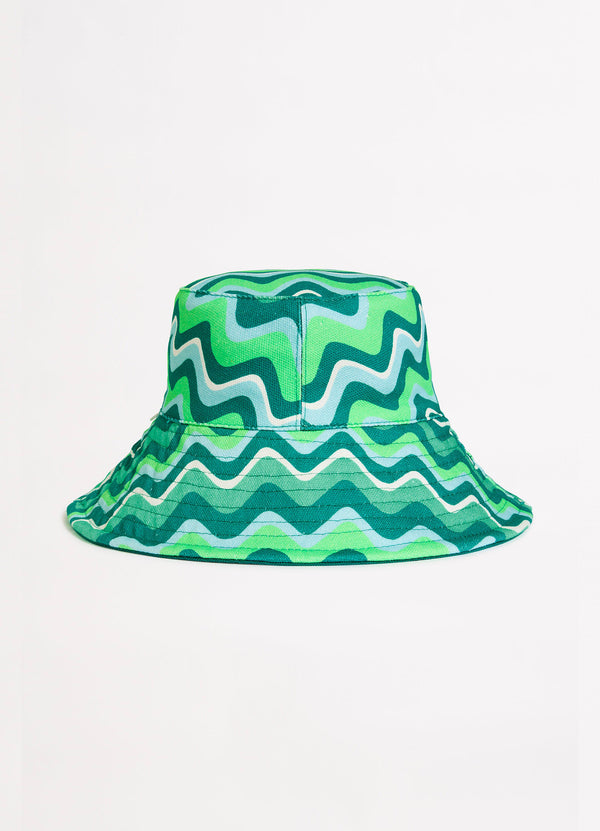 Neue Wave Reversible Buckethat - Jade