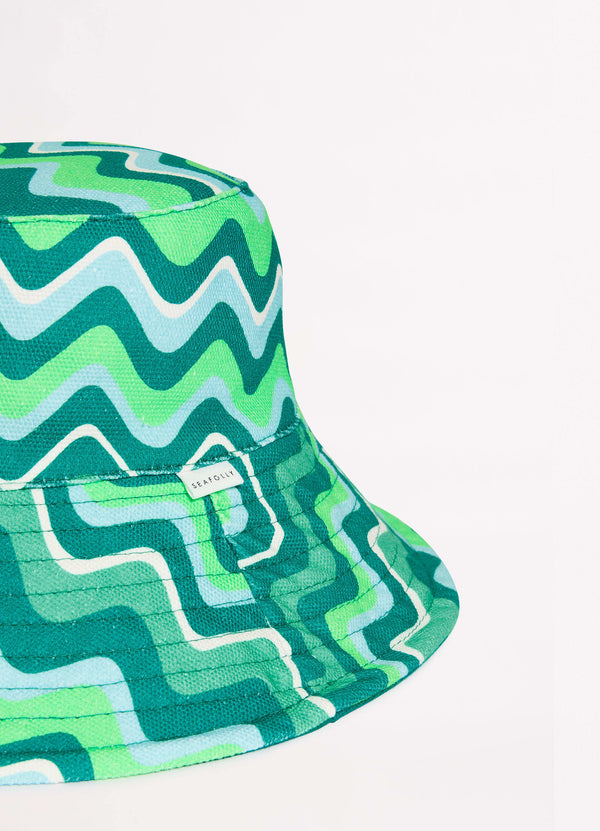 Neue Wave Reversible Buckethat - Jade