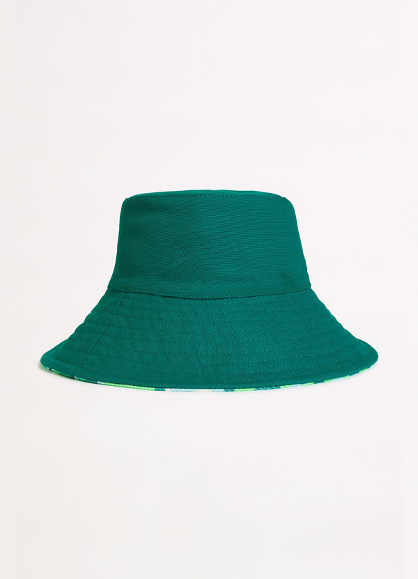 Neue Wave Reversible Buckethat - Jade