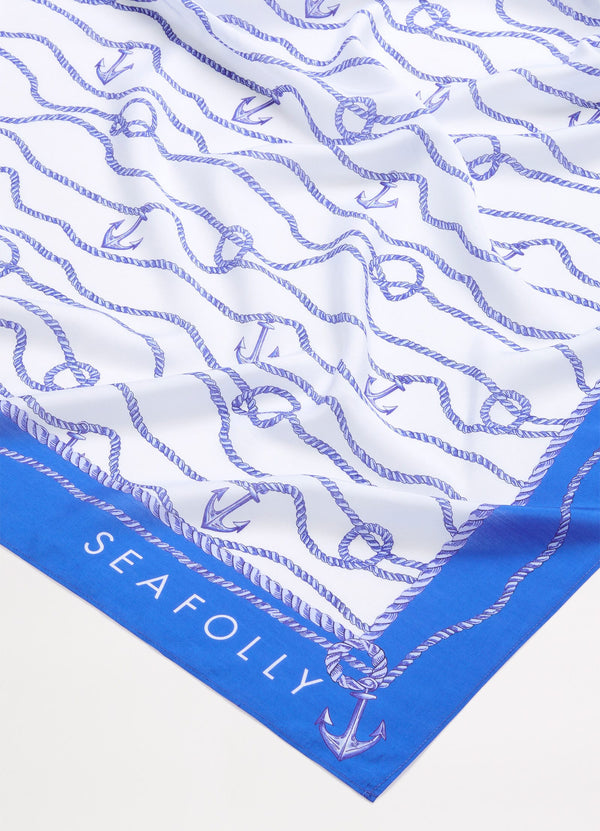 Set Sail Scarf - Azure