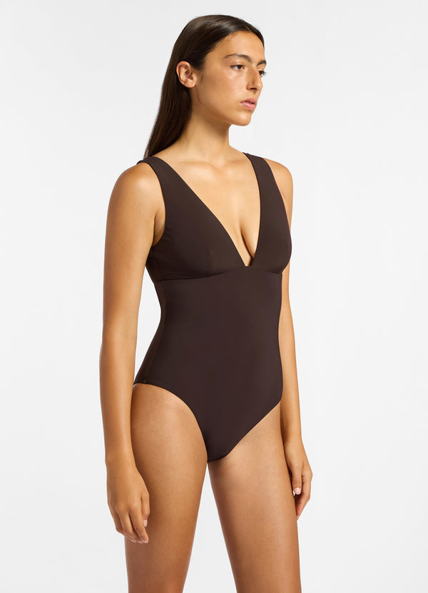 Jetset Plunge One Piece - Chocolate