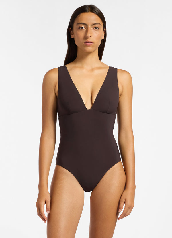 Jetset Plunge One Piece - Chocolate