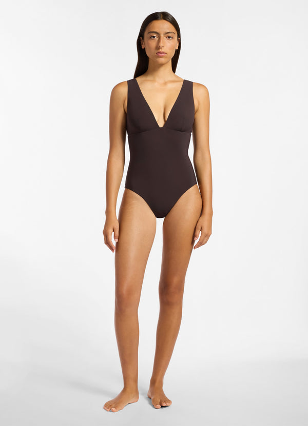 Jetset Plunge One Piece - Chocolate