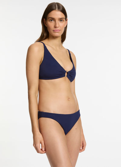 Isla Rib Hipster Bikini Bottom - Ink