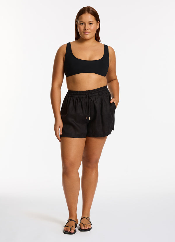 Jetset Elastic Waist Short - Black