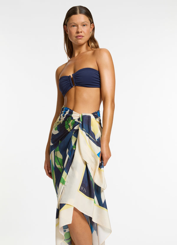 Fauna Long Sarong - Ink