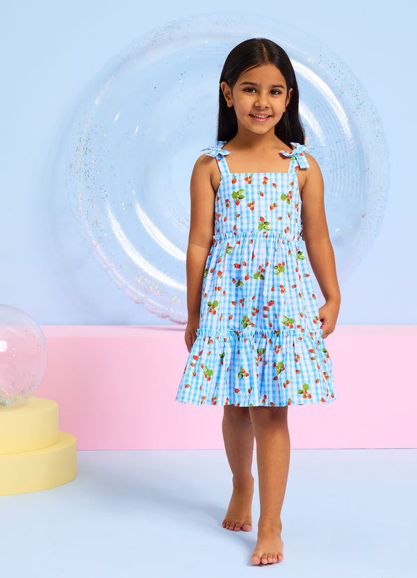 Beach Picnic Tiered Dress