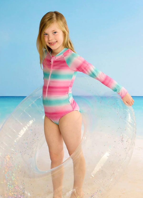 Ombre Zip Front Surfsuit - Ombre