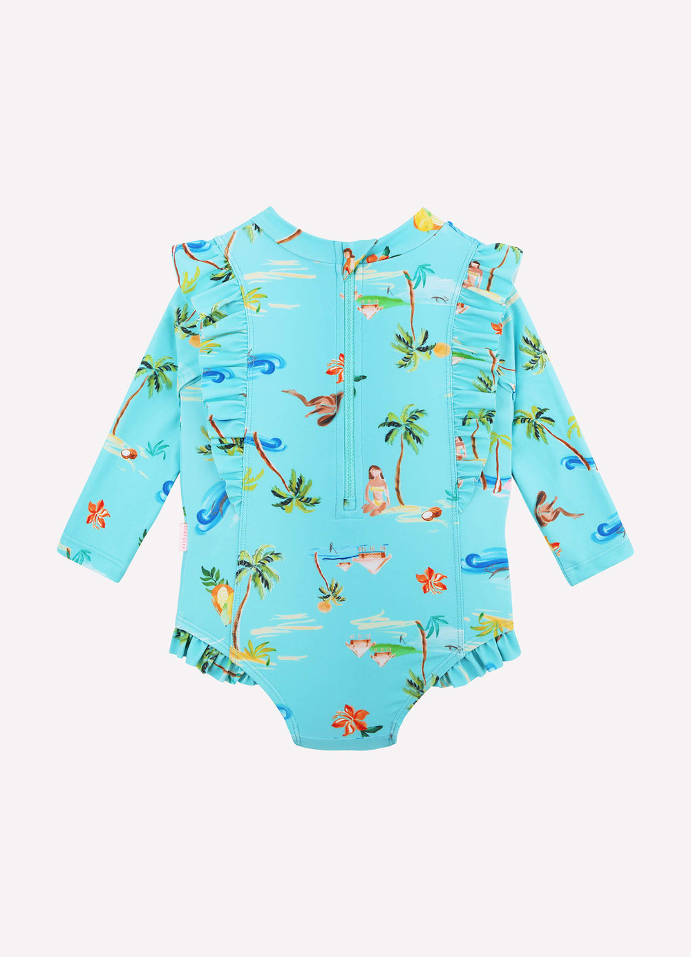Malibu Frill Sleeve Sunsuit