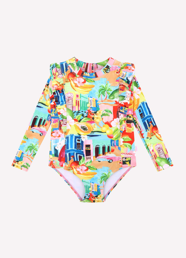 Cuba Frill Paddlesuit - Cuba