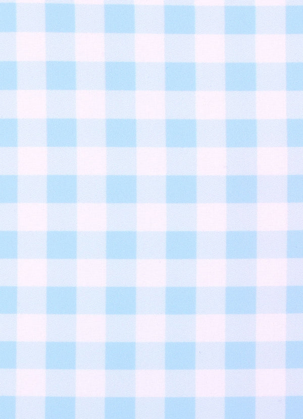 Gingham Sunsuit - Placid Blue