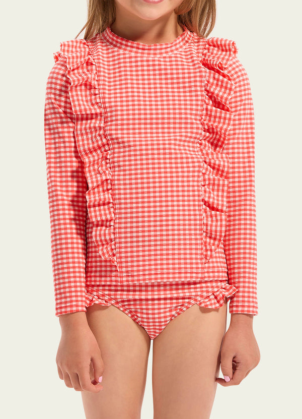 Gingham Rashie Set