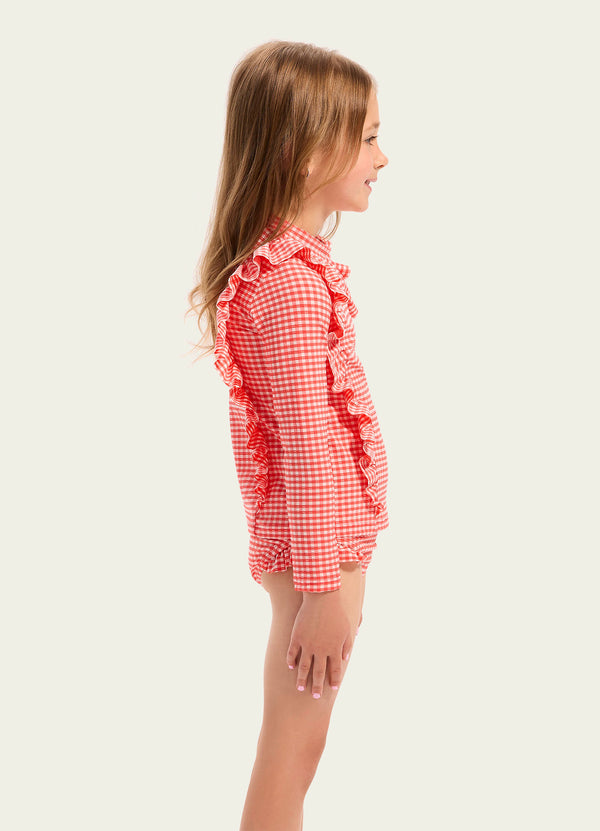 Gingham Rashie Set