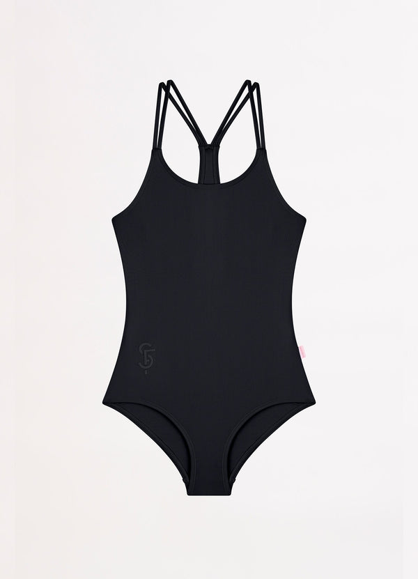 Essentials Girls Multi Strap One Piece - Black