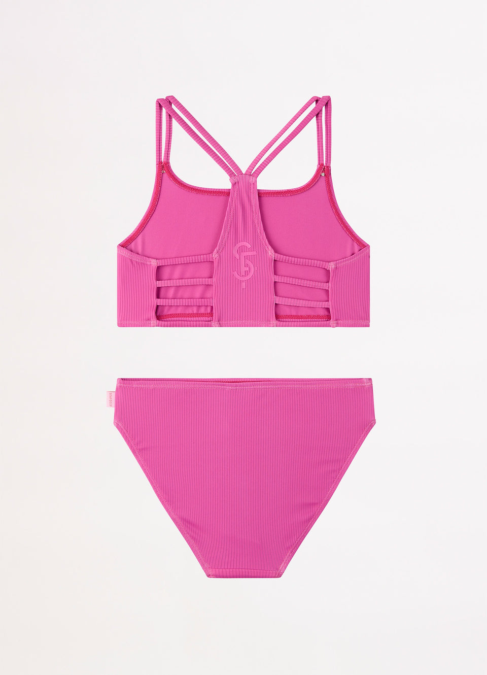 Essential Girls Multi Strap Bikini Pink