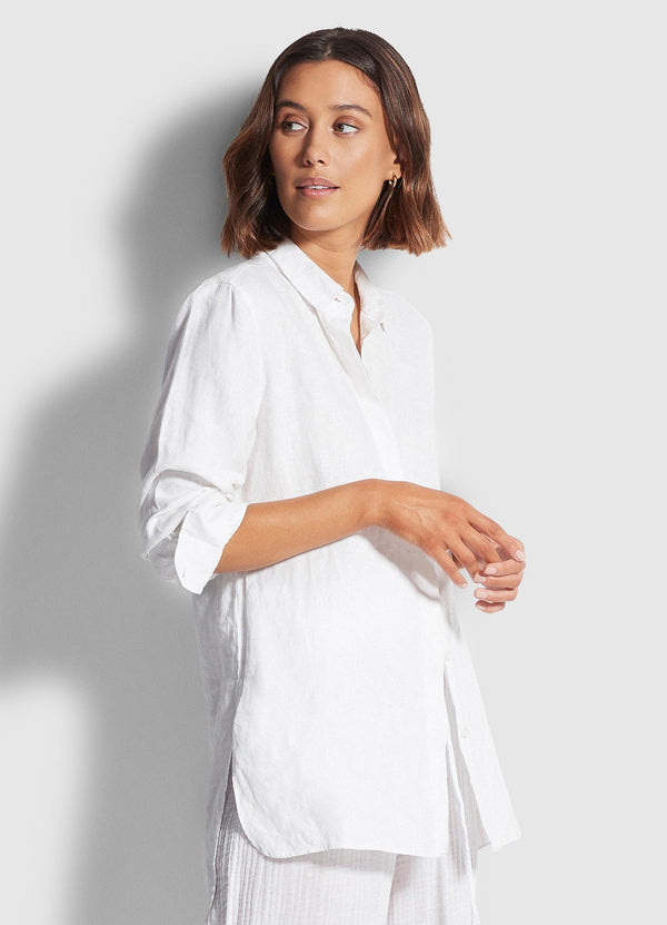 Beach Linen Shirt - White
