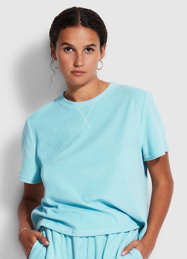 Terry T Shirt - Baby Blue