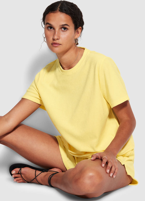Terry T Shirt - Lemon