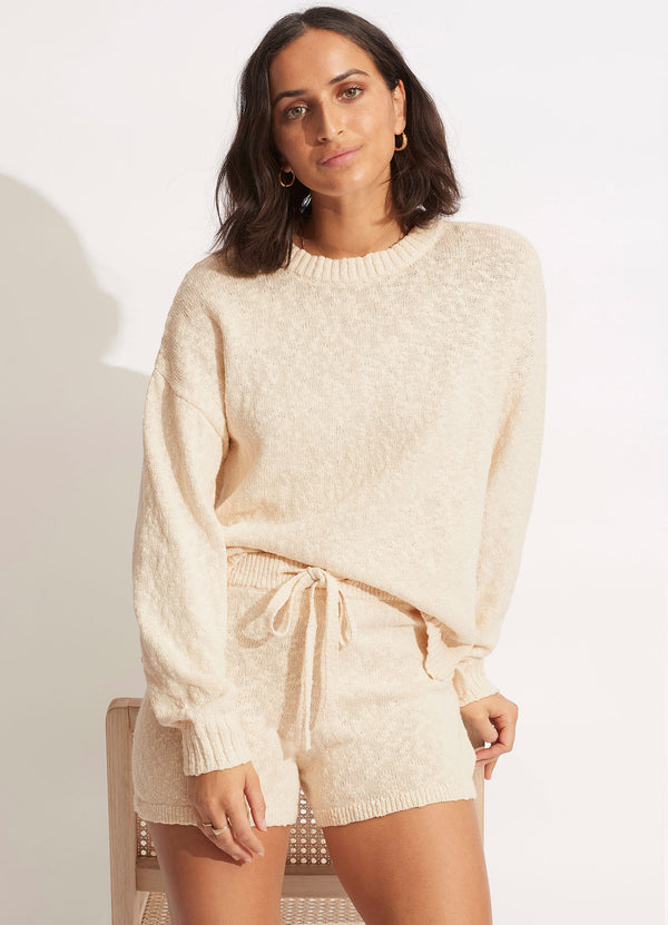 Boucle Sweater - Sand