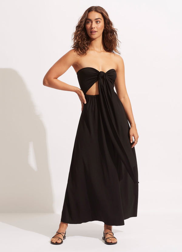 Multi Wear Maxi Dress - Black