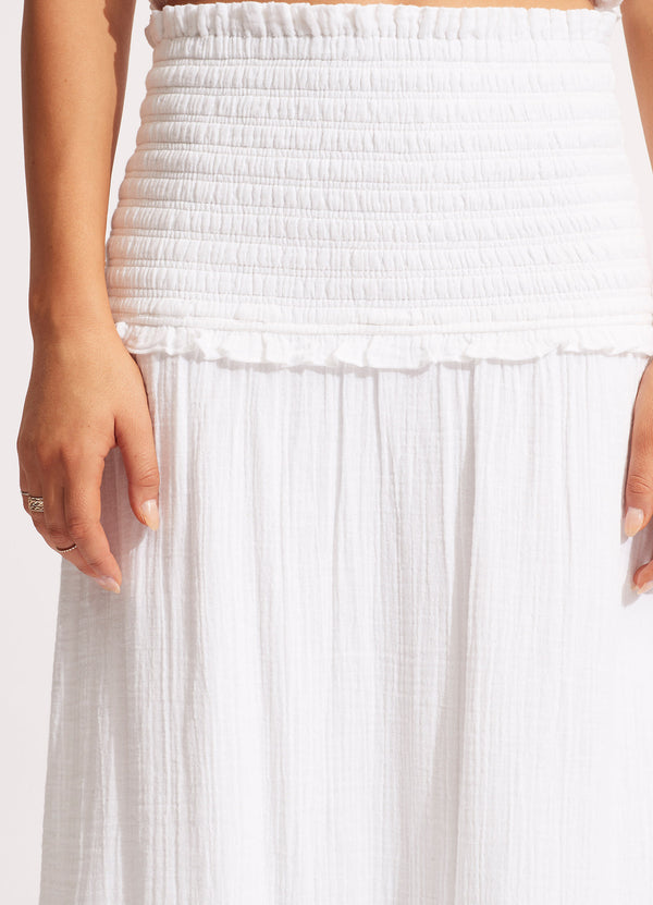 Caspian Strapless Dress/Skirt  - White