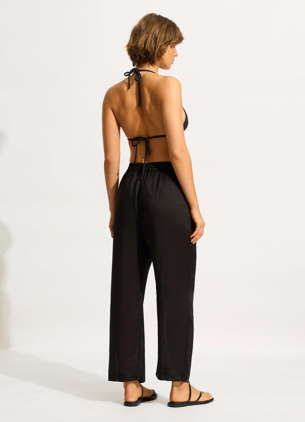 Linen Pant - Black