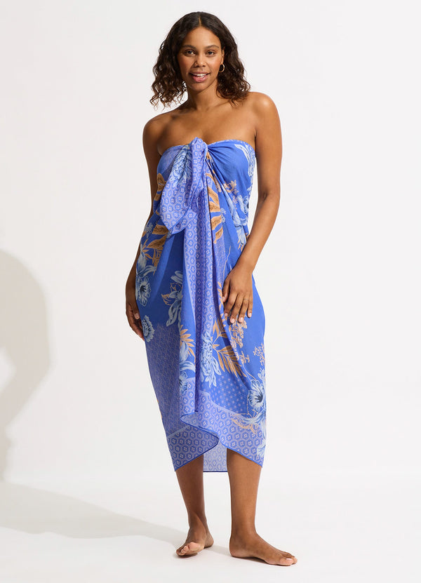 Eden Sarong - Azure