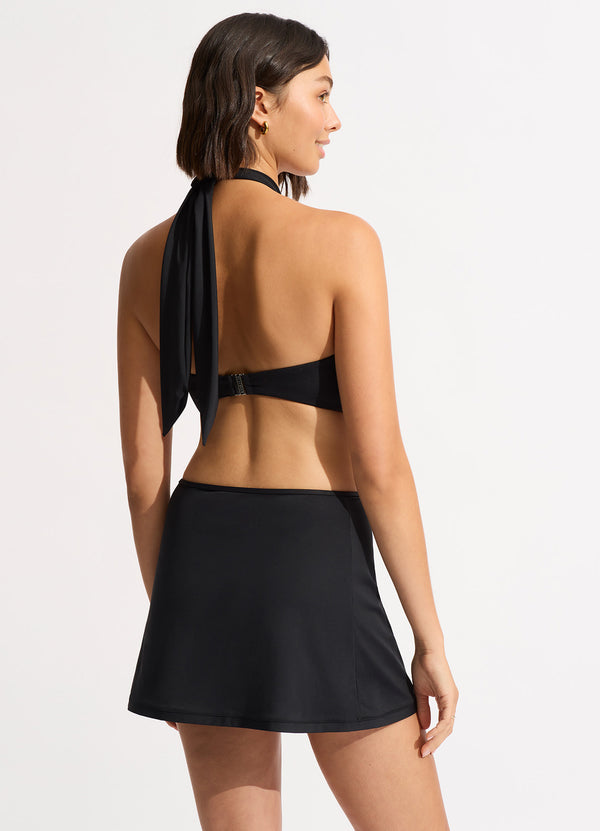 Seafolly Collective A-Line Skirt - Black