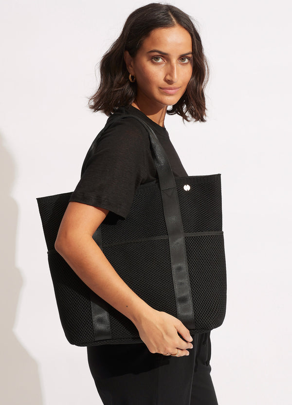 Mesh Carry All Tote - Black