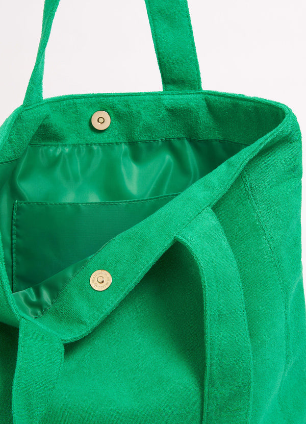 Terry Tote - Green
