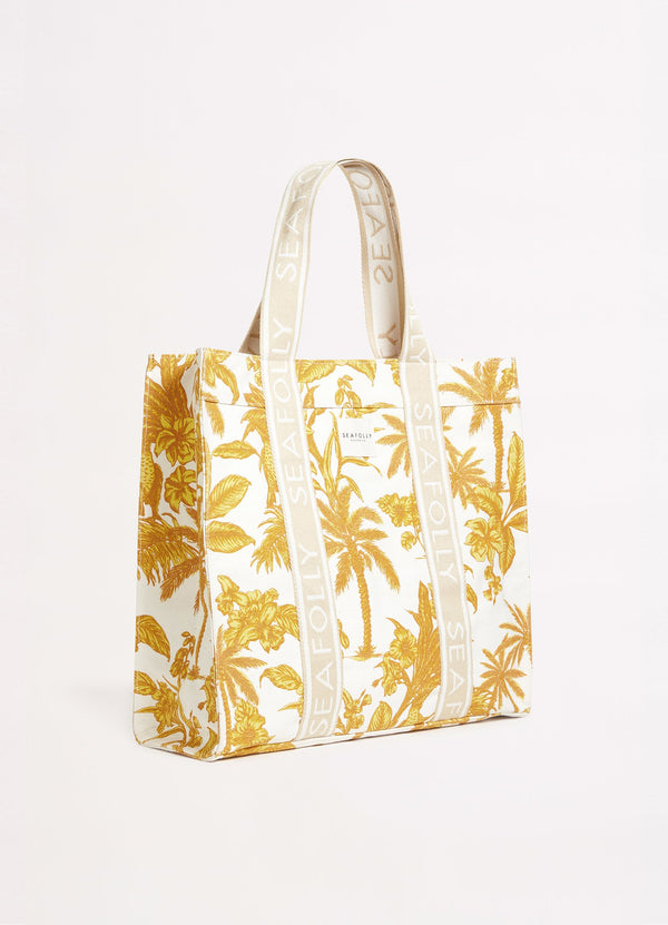 Castaway Canvas Tote - Tuscan Sunset