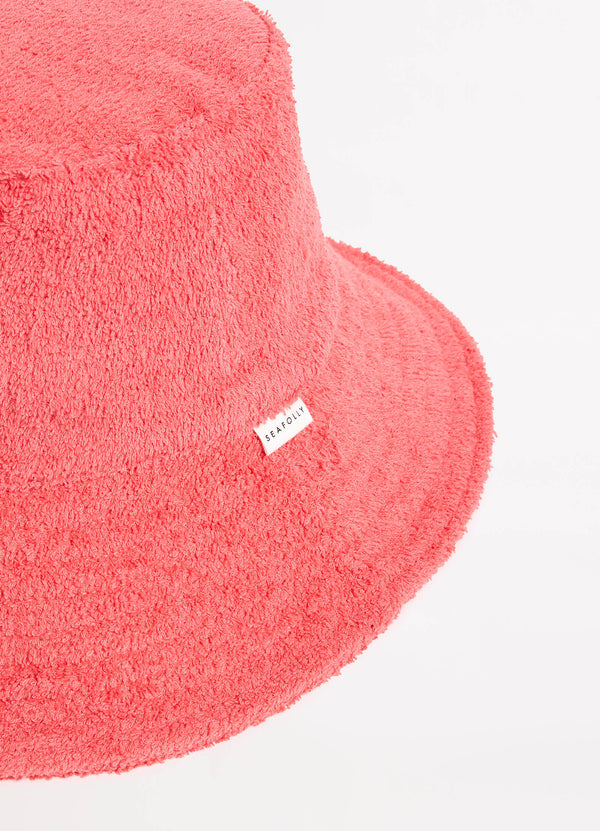 Terry Bucket Hat - Sun Kissed Coral